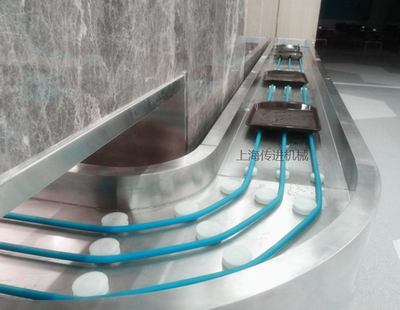 厨房餐盘输送机 餐厅密胺托盘输送机