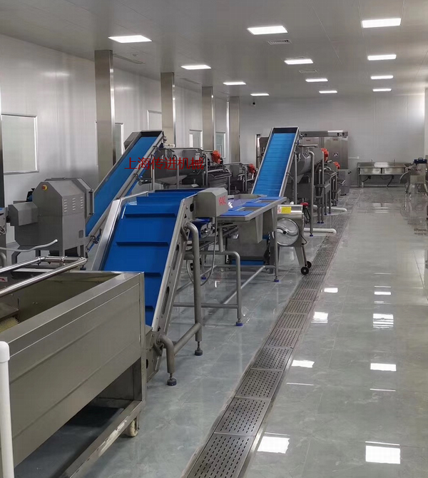 蔬菜分拣输送机，中央厨房配菜输送机