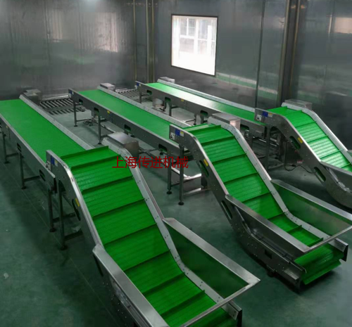 食品级网带输送机，核桃爬坡提升机